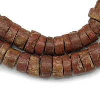 Perles Heishi perles d'espacement de bauxite pierres précieuses lisses rondes de haute qualité pierre naturelle d'agate pour la fabrication de bijoux grossiste