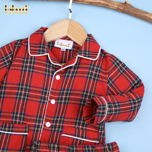 Adorable Pijama Navideño para Niño, Bordado Personalizado Hecho a Mano, Diseño de Dibujos Animados de Lujo para Invierno, Transpirable, OEM ODM al por Mayor - Product Image 5