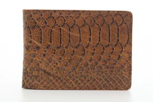 Cartera de piel de cocodrilo de Color marrón auténtica, diseño elegante, hecha en Turquía - Product Image 2