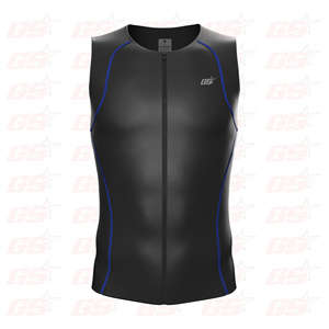 ที่มีคุณภาพสูงการบีบอัดผู้ชายขายส่งเสื้อไตรกีฬาเสื้อผ้า - Product Image 2