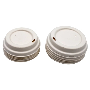 Coffee Clear Plastic Dome Lid 12" Disposable Cup Paper Lids For Cups