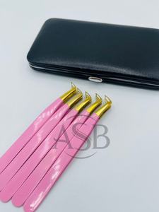 แหนบขนตาสแตนเลสแบบมืออาชีพปลายแหลมเครื่องมือความงามที่ใช้ทดสอบอย่างยั่งยืนแหนบขนตาสำหรับบูต - Product Image 5