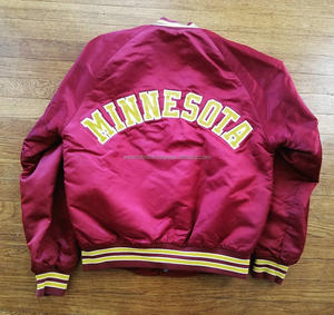 Blouson bombardier en Satin pour homme, veste d'aviateur personnalisée, vente en gros, haute qualité, matelassé pour baseball noir - Product Image 1