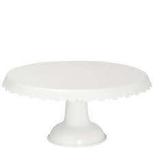 Smooth Rotating Fiber <b>Cake</b> Stand <b>Cake</b> Decorating Turntable white and Silver for parties home and restaurants at lowest price - Product Image 5