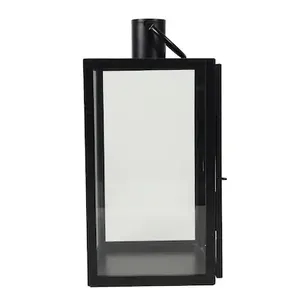 Daily Use Iron Christmas Lantern Hanging Black <b>Mirror</b> Luxury Home Decoration - Product Image 2