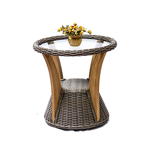 High Quality Outdoor <b>Rattan</b> Furniture for Garden <b>Rattan</b> Patio <b>Table</b> Furniture Bevy <b>Table</b> <b>Rattan</b> Material Indonesia Origin - Product Image 1