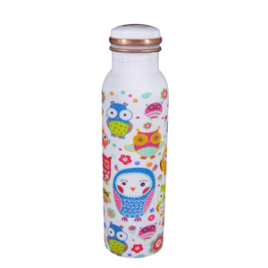 Top Selling Copper Enamel Printed Water Bottle <b>Plastic</b> <b>Drinkware</b> from Indian Exporter - Product Image 1