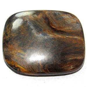 Piedra Preciosa Suelta de Pietersita, Forma Cuadrada, Cabujón Pulido Liso de 35x29x6mm, Certificado por Terceros, Calidad Increíble para Joyería - Product Image 2