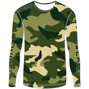 T-shirt à manches longues camouflage personnalisé pour homme, séchage rapide, respirant, jersey de pêche, vêtements de sport de plein air, camouflage athlétique - Product Image 2