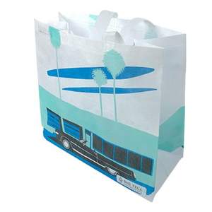 Sacs d'achat et d'affaires en PP non tissé, résistants aux chocs, thermosoudés, imprimés en gravure - Product Image 3