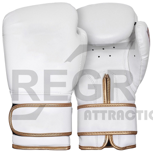 Up-guantes de boxeo personalizados, de fábrica, de encaje profesional, negro, cuero rojo, OEM, EVA, Color de tiempo, Material de peso, ODM de masa sintética - Product Image 2