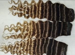 Vente en gros d'extensions de cheveux de vison indien alignés sur les cuticules vierges 100% vague d'eau naturelle et vague profonde cheveux brésiliens Remy bon marché - Product Image 3