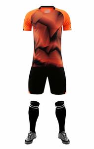 Custom Made Breathable Football Uniform Set <b>Team</b> Jerseys with Personalized Logo Plus Size Training Kits - Product Image 2