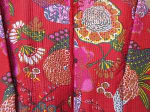 Manteau et veste matelassée en coton pour femmes, vestes réversible faite à la main, de grande taille - Product Image 2