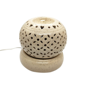 Diffuseur d'huiles essentielles en céramique élégant |   Brûleur de cire électrique pour la maison, le bureau, la chambre, le spa, la méditation, la décoration, cadeau de qualité supérieure - Product Image 1