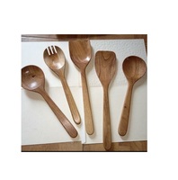 Cuillère de cuisson en bois Ustensiles Maison Cuisine top design Cuillères en bois pour la cuisson Teck Cuillères de cuisine en bois Spatule utilisation suspendue