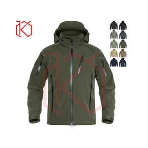 "Softshell Venta caliente Ropa de hombre Diseño de moda de invierno Impermeable Transpirable A prueba de viento Con capucha Softshell Chaqueta al aire libre" - Product Image 1