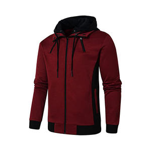 Sweat à capuche personnalisé en gros, surdimensionné, épais 50 GSM, pour homme, avec fermeture éclair intégrale, logo personnalisé, sweat à capuche vierge unisexe - Product Image 3