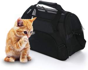 Transportín de viaje para perros y gatos, bolsa de transporte plegable, a la moda - Product Image 5