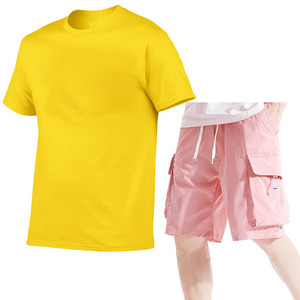 Camiseta con estampado deportivo de verano de punto de algodón 100% ajustada para hombre - Product Image 2