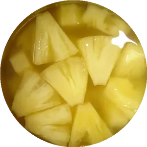 Piña enlatada en sirope, producto de Tailandia