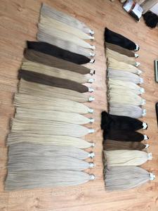 Extension de cheveux en kératine à pointe plate, bande adhésive de couleur, vente en gros, haute qualité, - Product Image 6