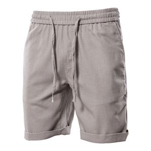 Pantalones cortos Cargo de algodón de alta calidad para hombre, color sólido, informales, ecológicos, teñidos, personalizados, de talla grande, de secado rápido, transpirables para - Product Image 6