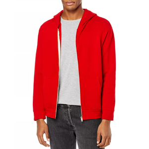 Manufacturer Custom <b>Men</b> Hoodies Sweatshirts High quality <b>Fleece</b> Long Sleeve Hoodies with <b>zip</b> <b>Up</b> - Product Image 5