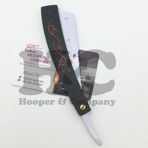 High quality Barber <b>Razors</b> Wholesale Barber <b>Razors</b> Sustainable mink Custom design handle stainless steel throat cut - Product Image 6