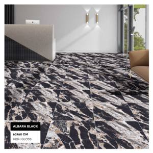 Carreaux de sol en porcelaine de haute qualité, best-sellers, modernes, finition métallique, surface antidérapante, 600x600 mm, pour intérieur de luxe - Product Image 1