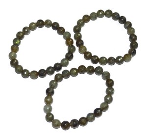 Venta caliente en pulseras de piedras preciosas facetadas de labradorita | Proveedor de pulseras facetadas de labradorita - Product Image 1
