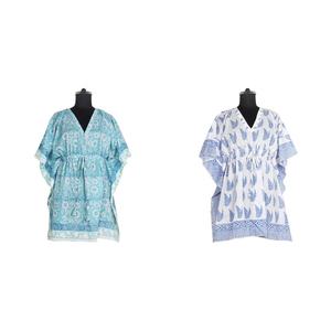 2025 Sexy Girl Silk Caftan <b>for</b> Woman Short <b>Beach</b> Wear Dress Hand Block Print <b>Kaftan</b> Dress Women Wear Night Maxi Dress up <b>Kaftan</b> - Product Image 1