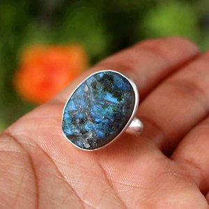 Overlay Stones for Exterior Houses Gemstone <b>Ring</b> Opal Gemstone Stone Grill Ladies <b>Rings</b> Druzy <b>Pop</b> Socket Crystals Healing Stones - Product Image 3