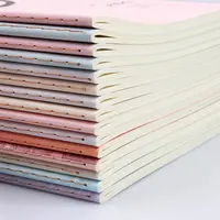 プロモーションA5B5ノートブック日記学校オフィス文房具用品糸縫製ソフトカバーノートブック