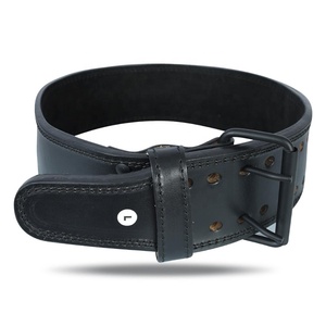 Ceinture de musculation professionnelle en cuir de vachette respirant avec logo personnalisé, 10 mm, 13 mm, boucle à levier robuste pour squats - Product Image 3