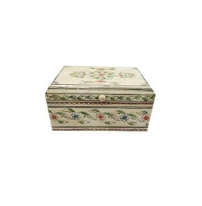 Caja de almacenamiento de joyería personalizada, contenedor decorativo con incrustaciones de hueso de alta calidad con bonito diseño de cartón - Product Image 5