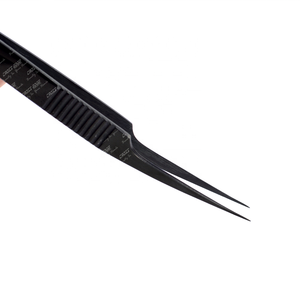 Pince à cils dernier style outil d'extension de cils avec pince à cils à pointe en fibre pour extensions de cils volume pince à épiler - Product Image 2