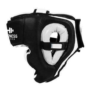 Professional Adjustable Boxing Head Guard with Chin Protection PU Leather Full Face Helmet for <b>MMA</b>, Muay Thai & Kickboxing - Product Image 4