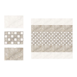 Textura de madera con diseño de flores, azulejos de pared interior esmaltados de cerámica, 30x45cm - Product Image 4