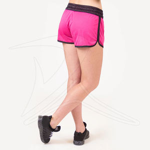 Short de sport élastique personnalisé pour femmes, respirant, séchage rapide, fitness, jogging, teint uni à bas prix - Product Image 3
