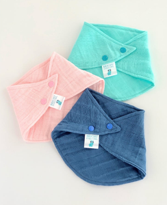 Multiple Colors <b>Baby</b> Gauze <b>Muslin</b> Bib, Bandana Bib - Product Image 2