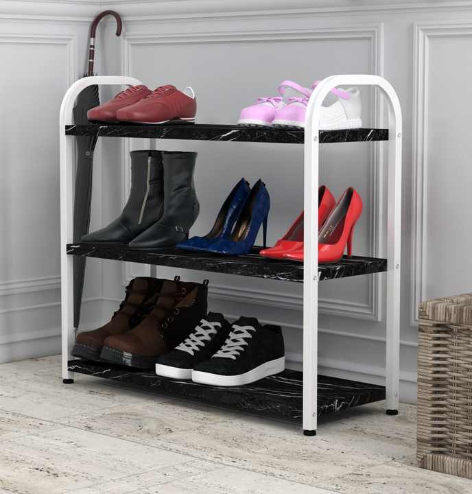 Multi-functional Metal Shoe Rack And Clothes Storage Rack For