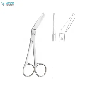 Tesoura de gynecológia do gramson tait, 14cm, alta qualidade