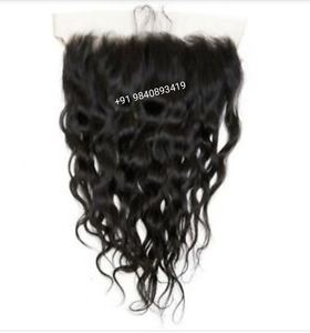 ผมต่อจากผมมนุษย์เรสมี่อินเดียสำหรับการออกแบบแบบ HD โปร่งใสด้านหน้าลูกไม้ - Product Image 4