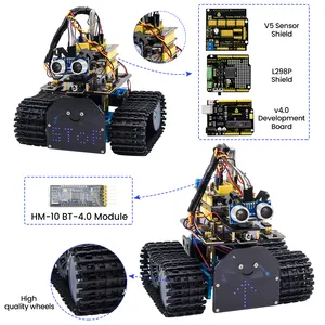 OEM Tafelservice DIY Mini V Tank 2.0 Smart BT Roboter Auto Kit Stiel Roboter-Kit für Arduino