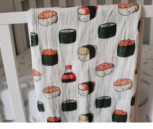 Personalized Baby Swaddle Customized <b>Muslin</b> Swaddle Blanket - Product Image 3