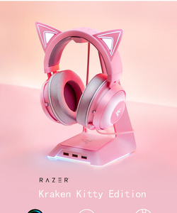 <span class=keywords><strong>Razer</strong></span> Kraken <span class=keywords><strong>Kitty</strong></span> RGB USB THX 7,1 Auriculares para juegos con sonido envolvente espacial - Product Image 3