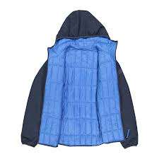 Chaqueta acolchada personalizada para hombre, chaqueta de invierno con capucha de tela tejida de calle, característica de calefacción, decoración con cremallera - Product Image 3