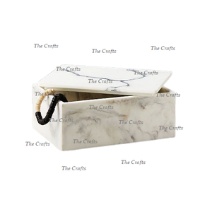 Boîte à bijoux en marbre de qualité exclusive avec couvercle, cadeaux de mariage et d'anniversaire, boîte à bijoux à prix acceptables - Product Image 1