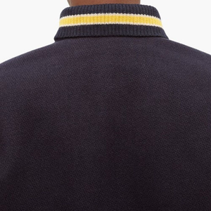 Hombres Moda Letterman Chaqueta De Cuero Hombres - Product Image 3